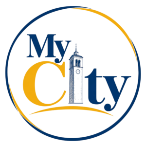 Logo originale MyCity con il campanile di Frosinone